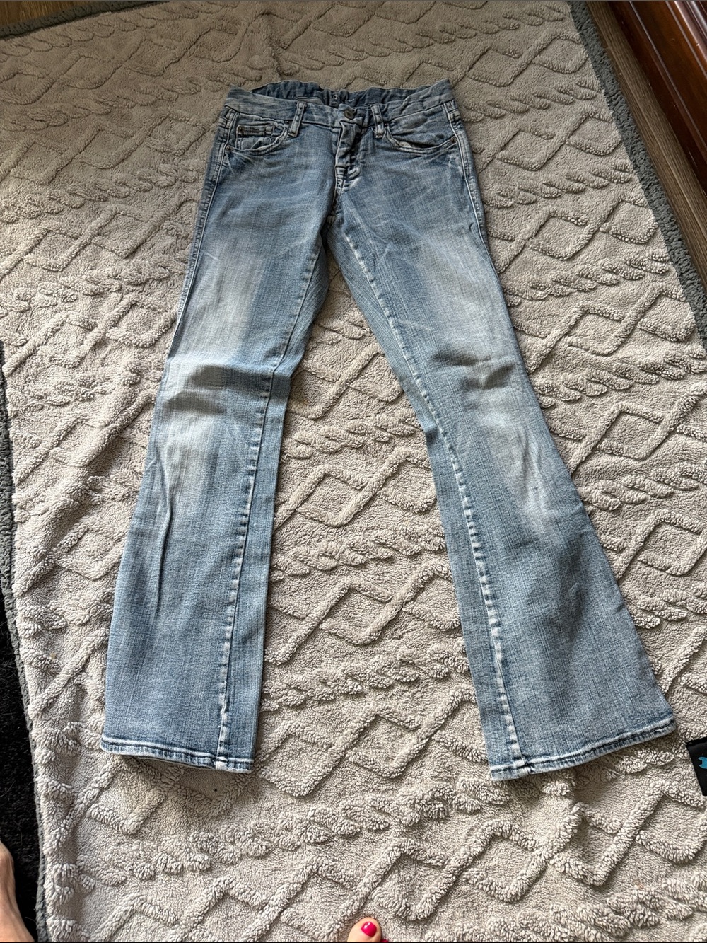 Light Wash Women's Bootcut Jeans - Light Blue